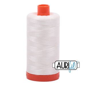 Aurifil 50 Wt Cotton Thread Chalk 2026