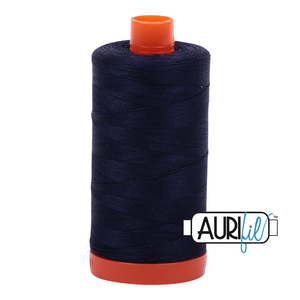 Aurifil 50 Wt Cotton Thread Dark Navy 2785