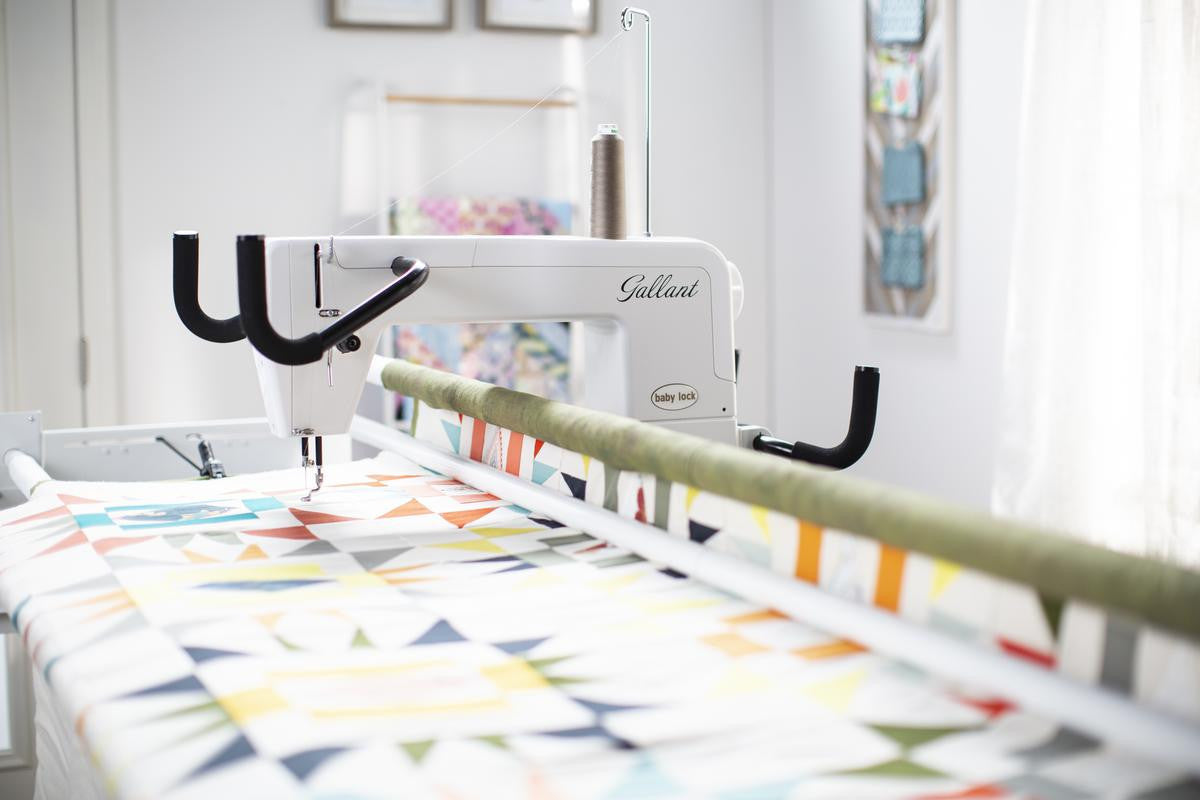 Baby Lock Gallant Longarm with frame Aurora Sewing Center