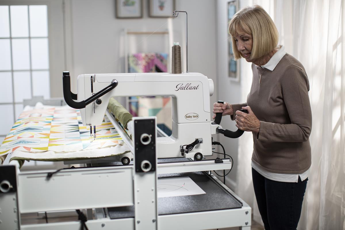 Baby Lock Gallant Longarm with frame Aurora Sewing Center