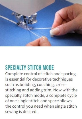 Baby Lock Exclusive Sashiko 2 Hand Stitch Sew Machine Specialty Stitch –