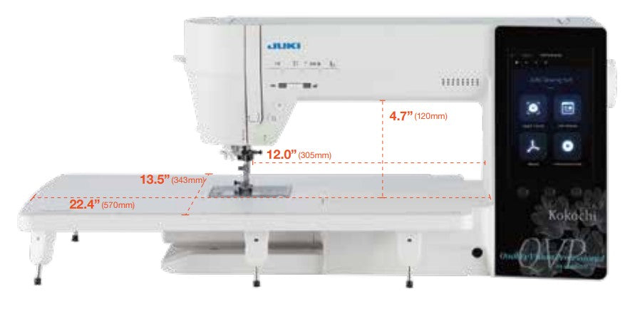 Juki DX-4000QVP sewing machine Kokochi – Aurora Sewing Center Juki DX-4000QVP sewing machine Kokochi – Aurora Sewing Center