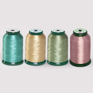 KingStar Metallic Embroidery Thread - Green – Quilt Elements