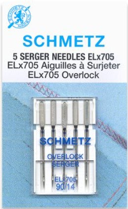 Schmetz ELx705 Serger Needles 90/14 - 5 Pack