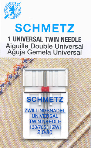 Schmetz Universal Twin Needle 2.0 SZ80