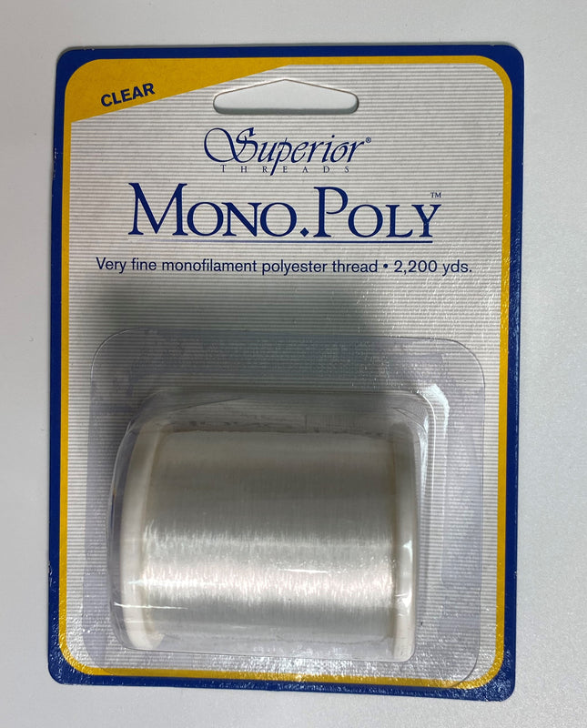 Mono Poly CLEAR Thread – Aurora Sewing Center