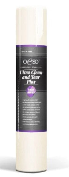 OESD Tear Away Ultra Clean & Tear Embroidery Stabilizer 10 x 10 yds